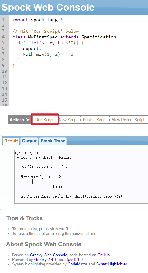 永恒的 Hello Word - Spock单元测试系列教程